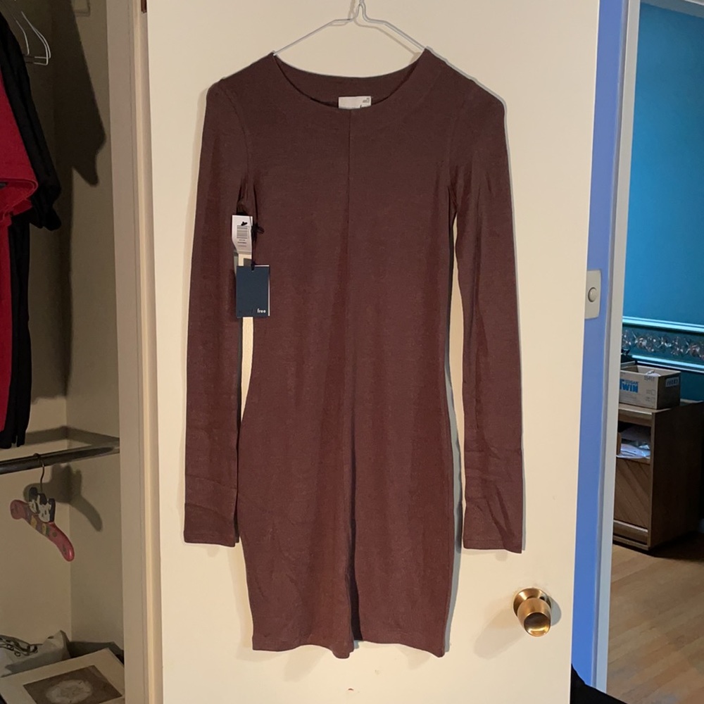 NWT Wilfred Free Long Sleeve Dress from Aritzia
